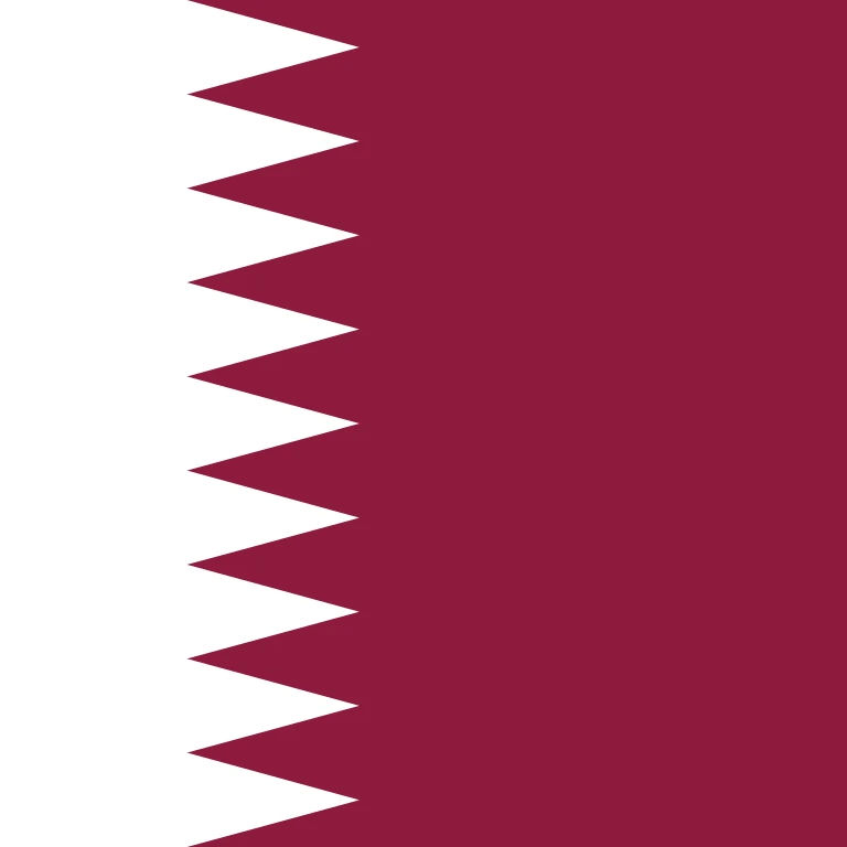Qatar square flag icon
