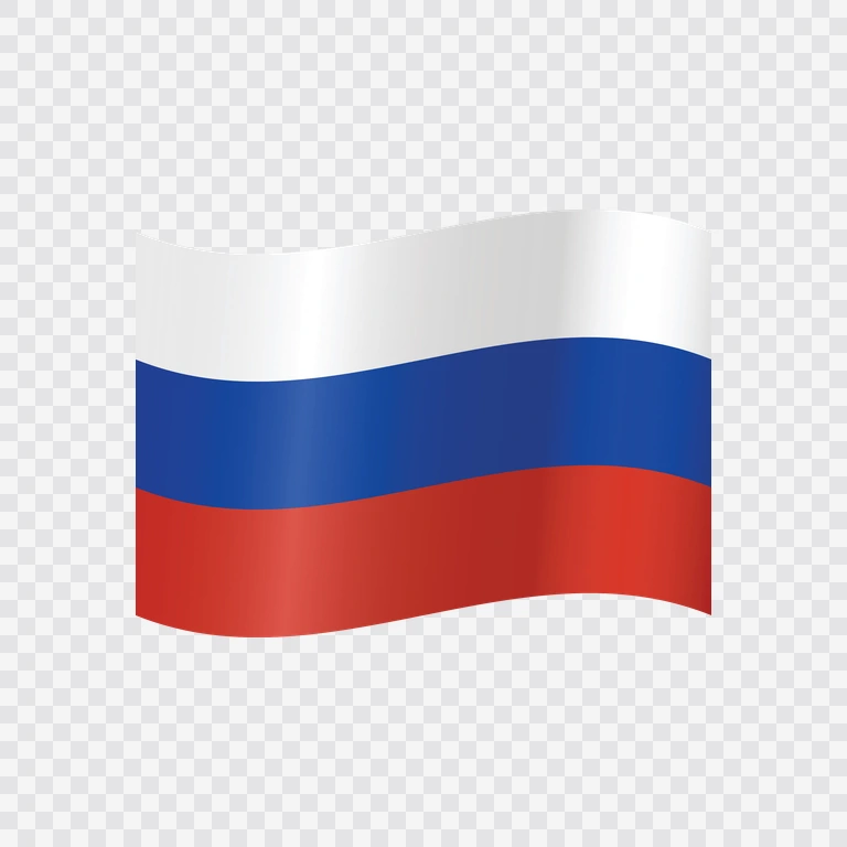 Russia waving flag