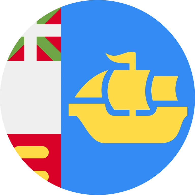 Saint Pierre and Miquelon circle flag icon