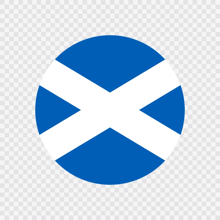 Scotland circle flag icon
