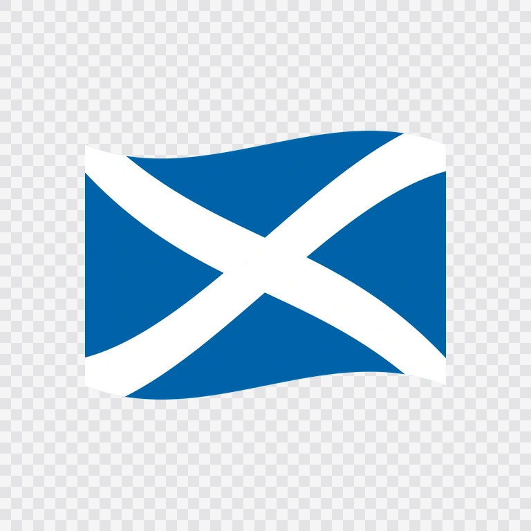 Scotland waving flag