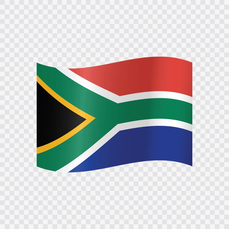 South Africa waving flag