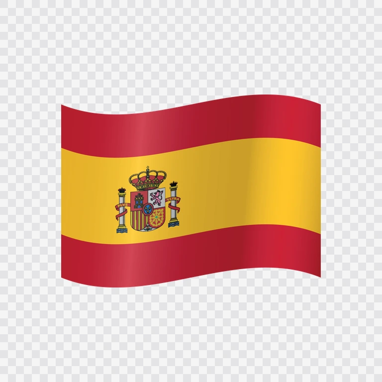 Spain waving flag