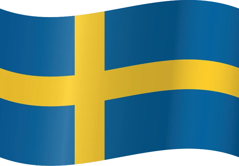 Sweden waving flag