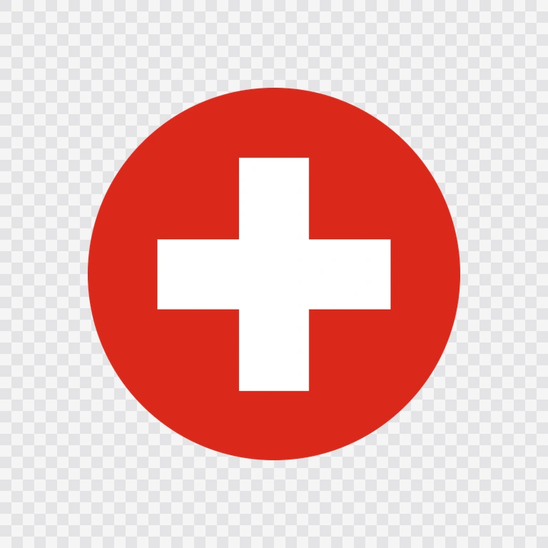 Switzerland circle flag icon