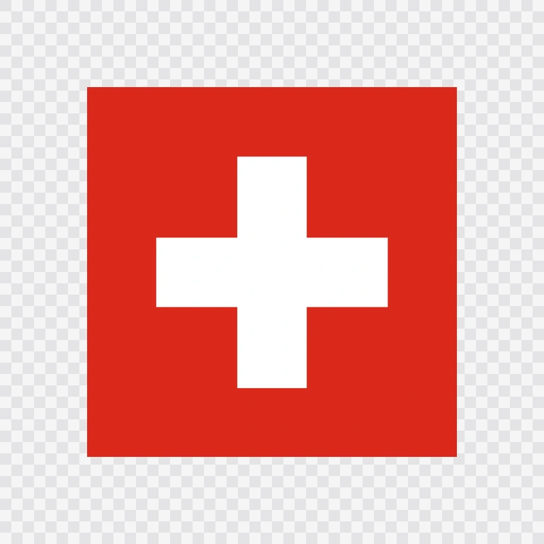 Switzerland square flag icon