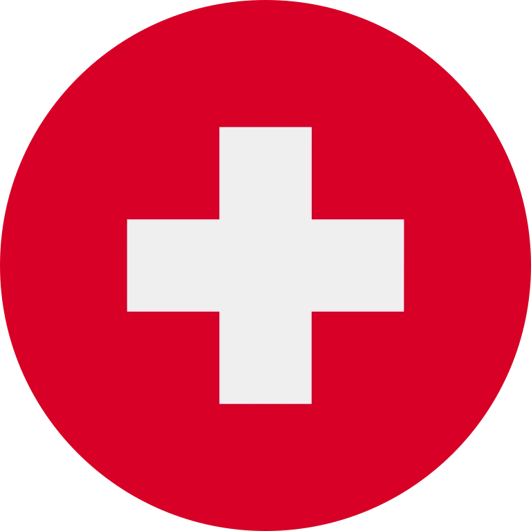 Switzerland circle flag icon