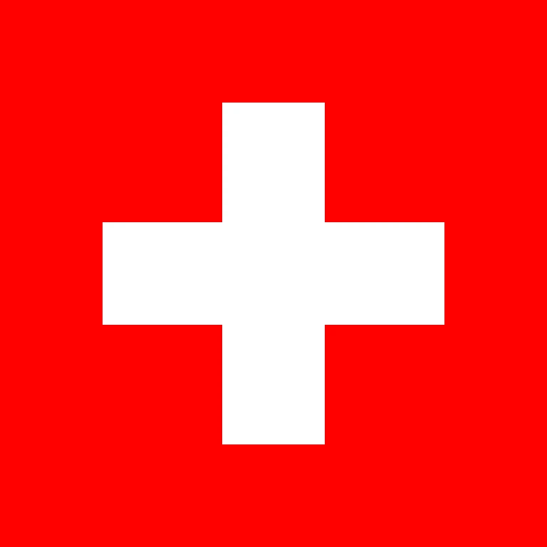 Switzerland square flag icon