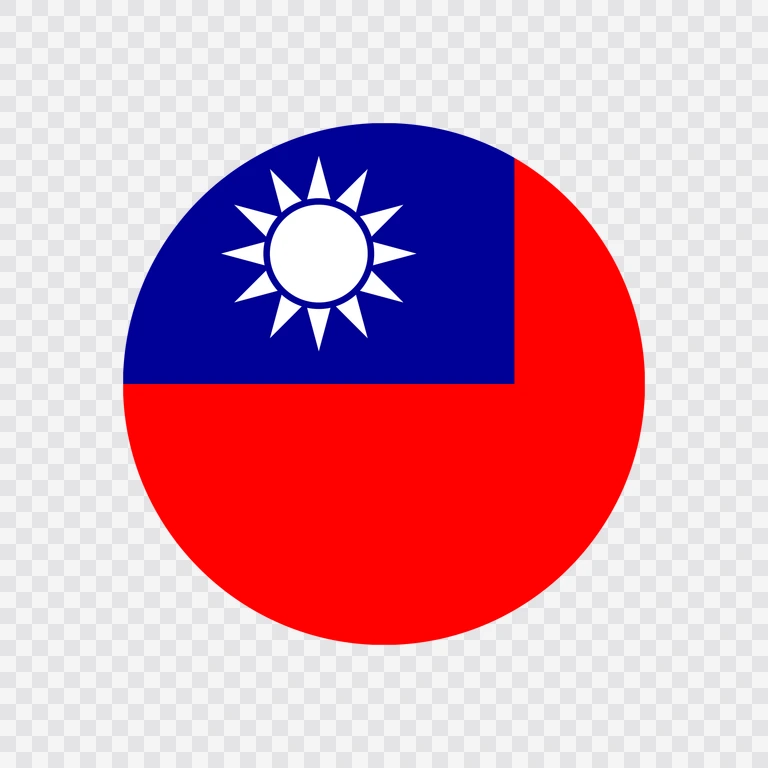 Taiwan circle flag icon