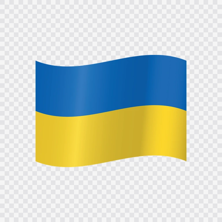 Ukraine waving flag