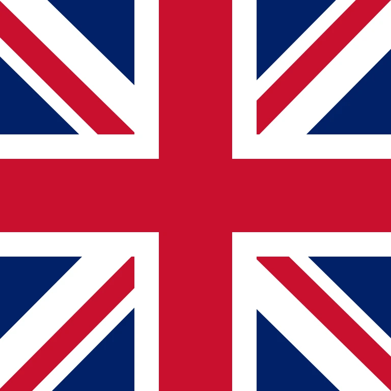 United Kingdom square flag icon
