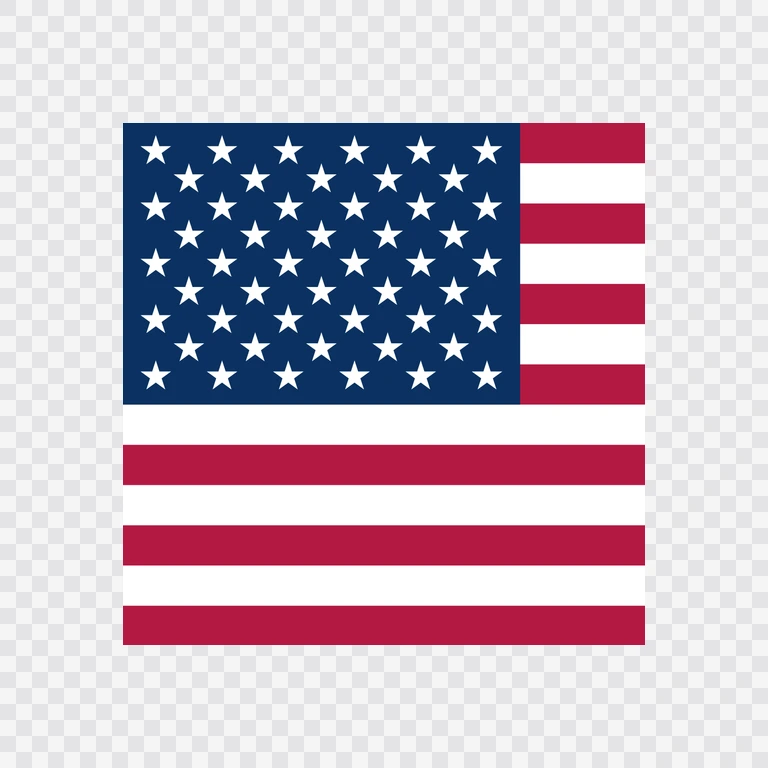 United States square flag icon