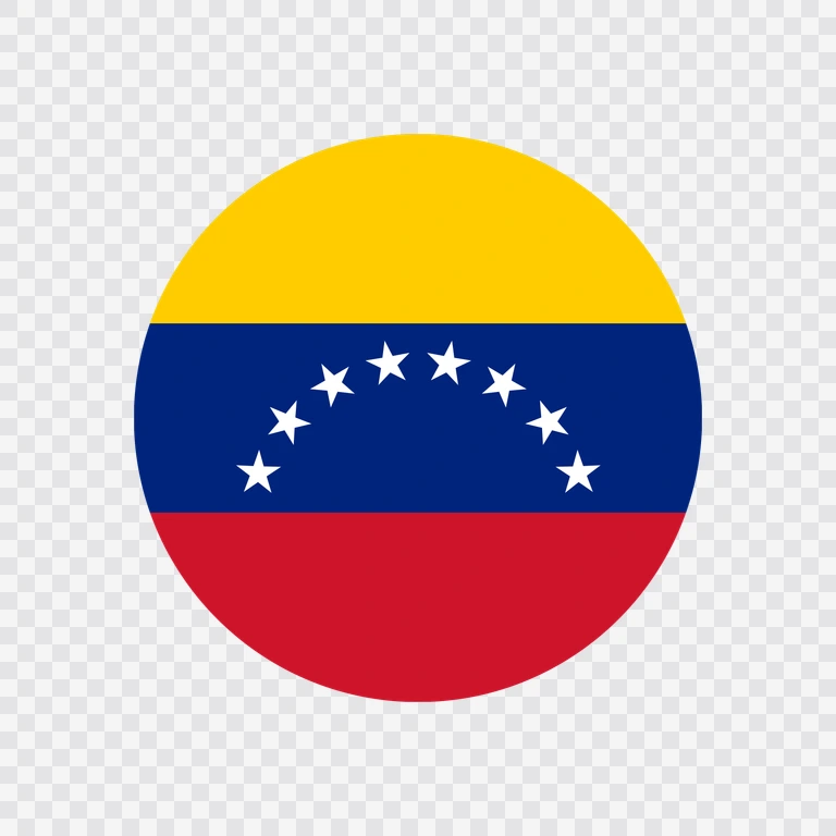 Venezuela circle flag icon