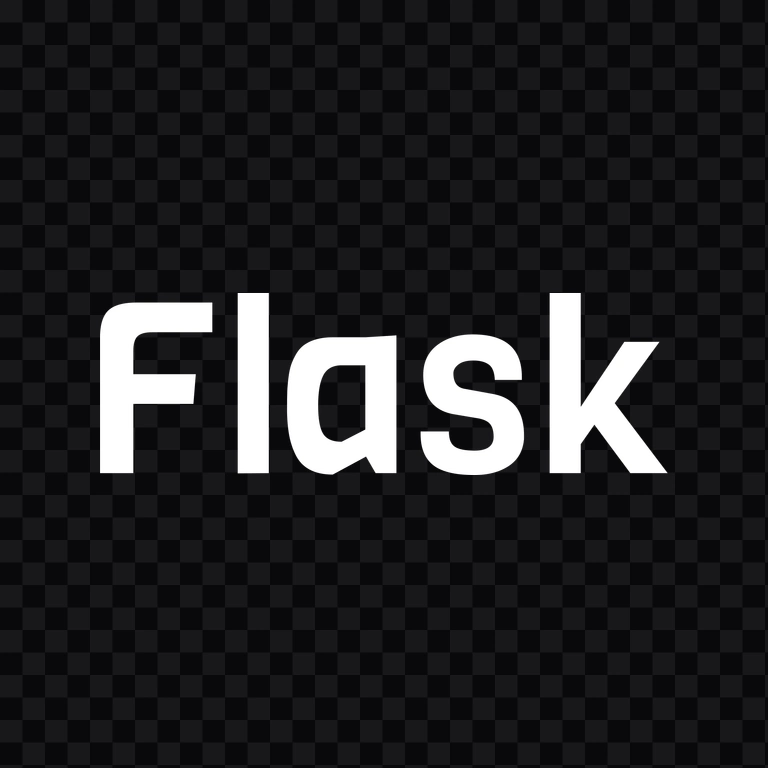 Flask white wordmark PNG