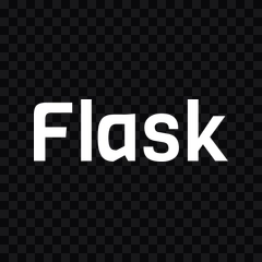 Flask white wordmark PNG