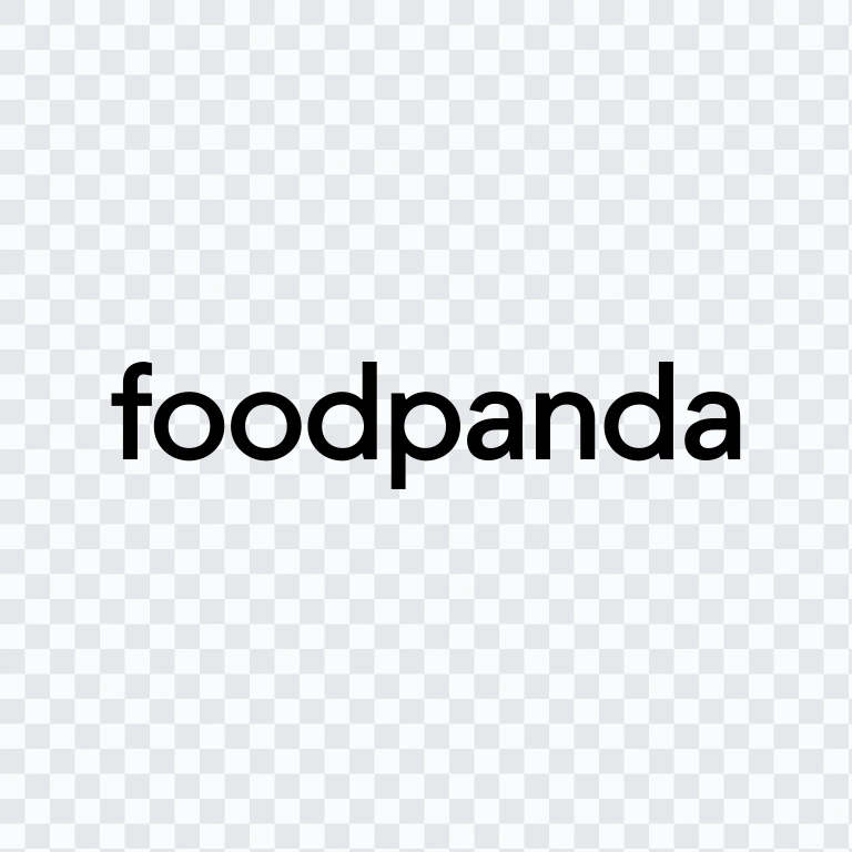 foodpanda black wordmark SVG