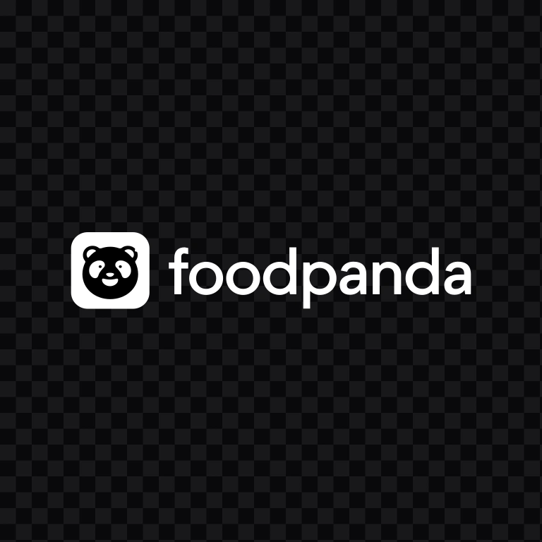 foodpanda white logo SVG