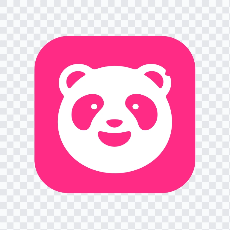 foodpanda colored icon SVG