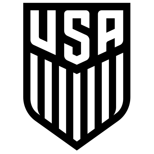 USA National Team White logo