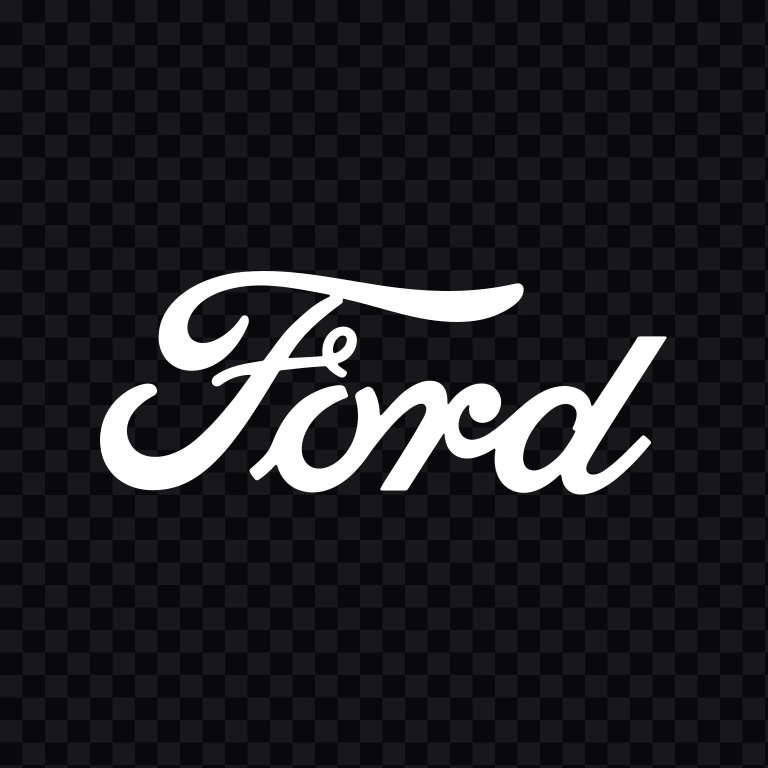 Ford white wordmark SVG