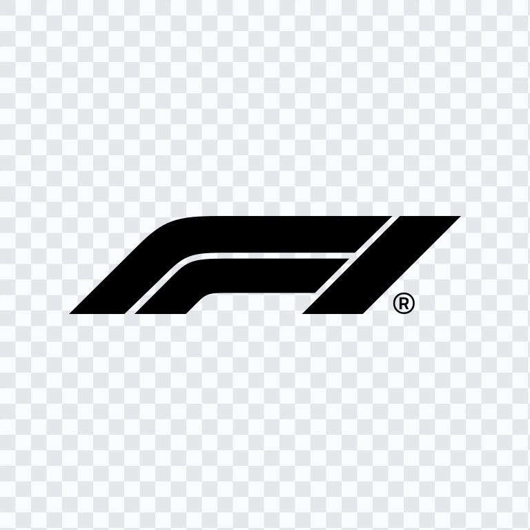 Formula 1 (F1) black logo SVG