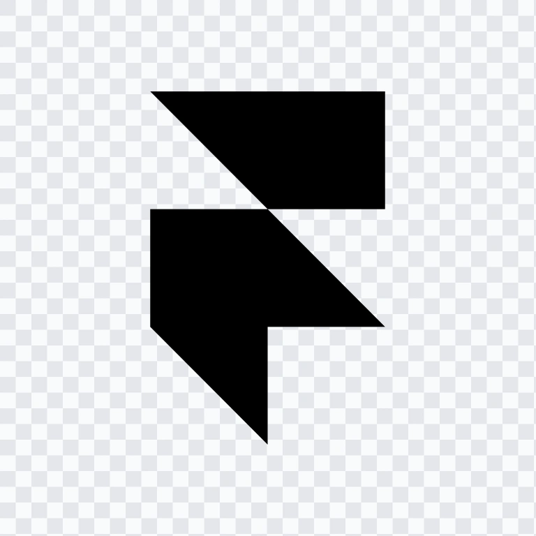 ikon Framer hitam SVG