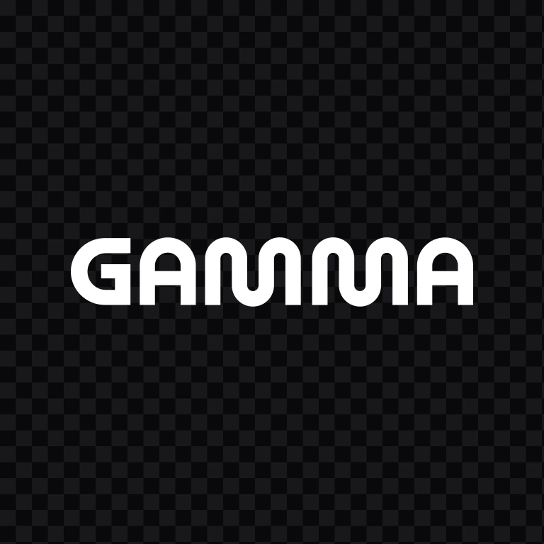 logo Gamma putih SVG