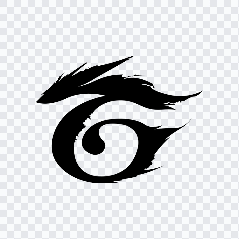 Garena black icon PNG