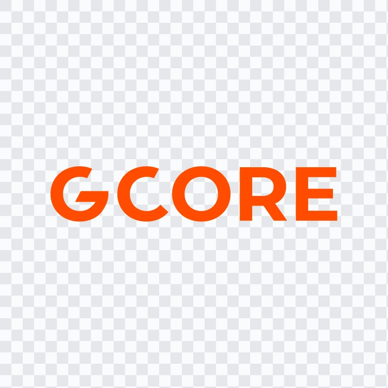 Gcore colored wordmark SVG