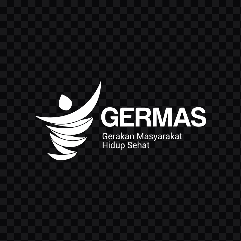 GERMAS (Gerakan Masyarakat Hidup Sehat) White logo