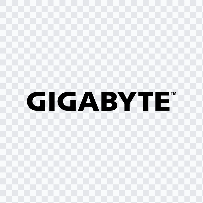 GIGABYTE black logo SVG
