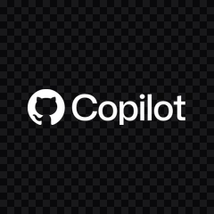 logo GitHub Copilot putih PNG
