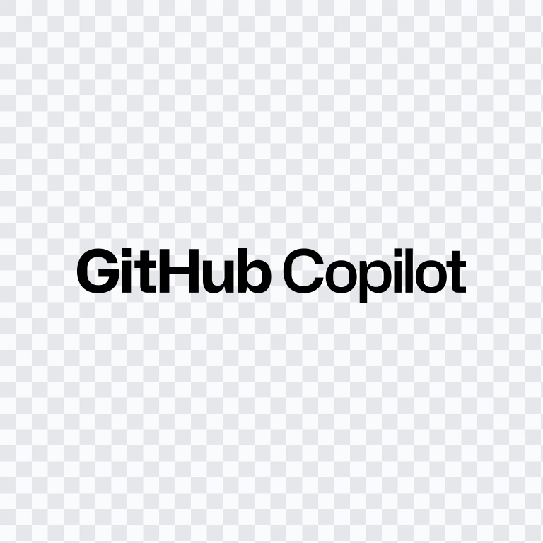 GitHub Copilot black wordmark SVG