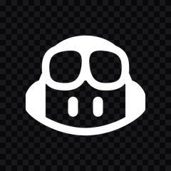 ikon GitHub Copilot putih PNG