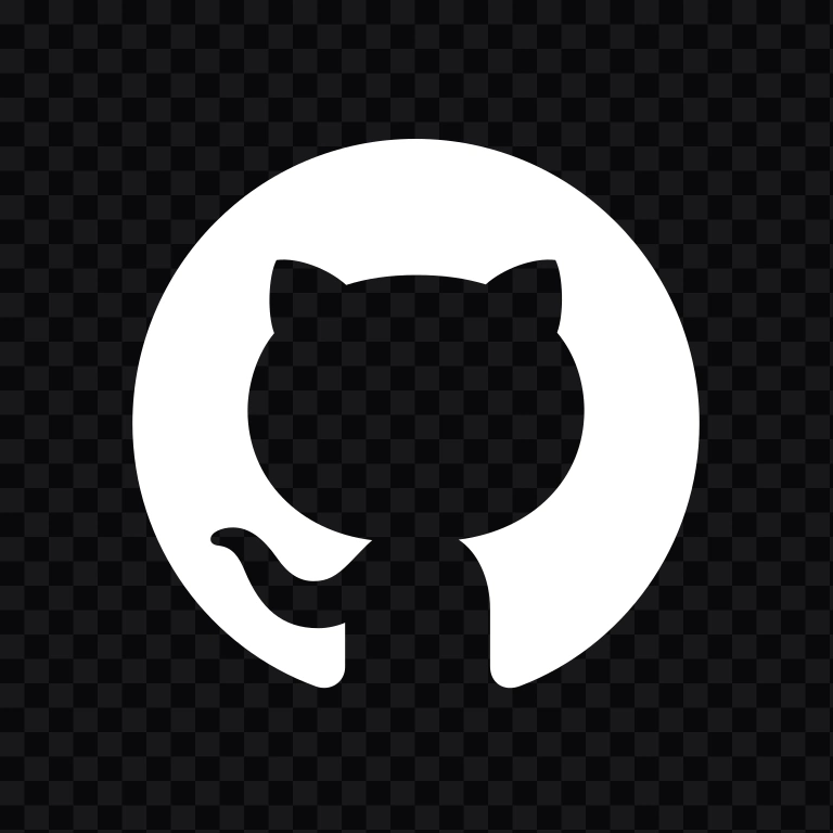 GitHub white icon PNG