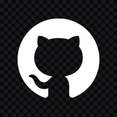 ikon GitHub putih PNG