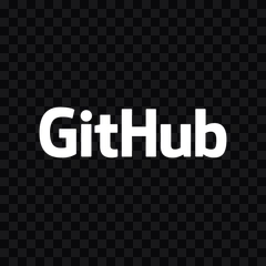 wordmark GitHub putih PNG