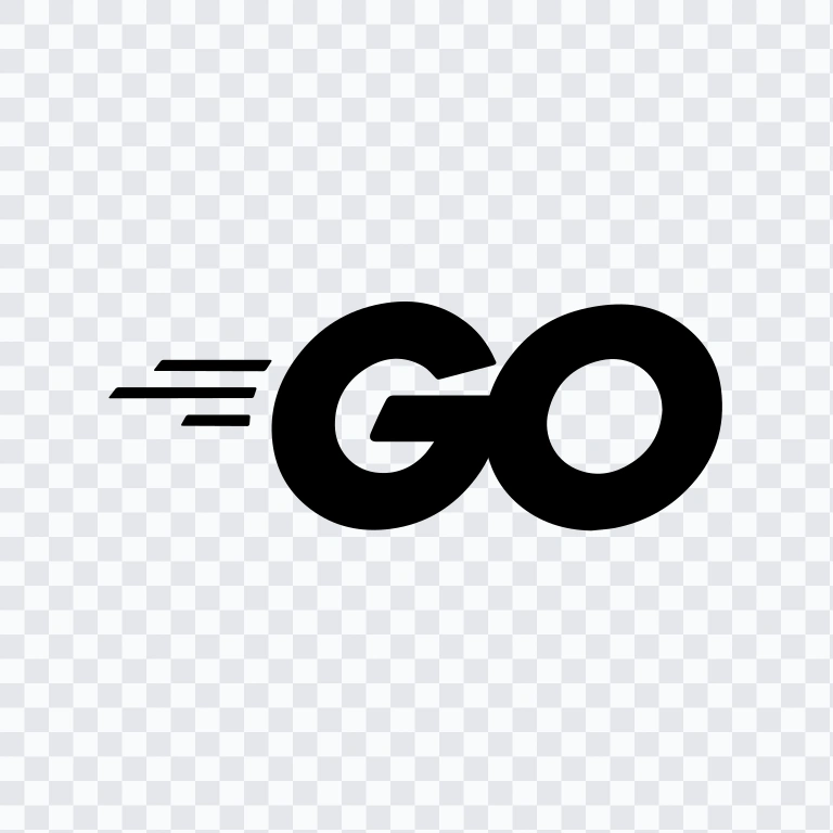 Golang black logo SVG