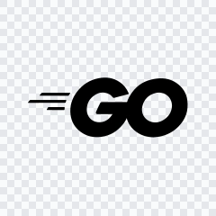 Golang black logo SVG
