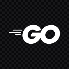 Golang white logo SVG