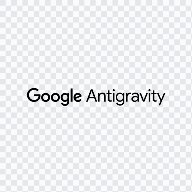 Google Antigravity black logo SVG