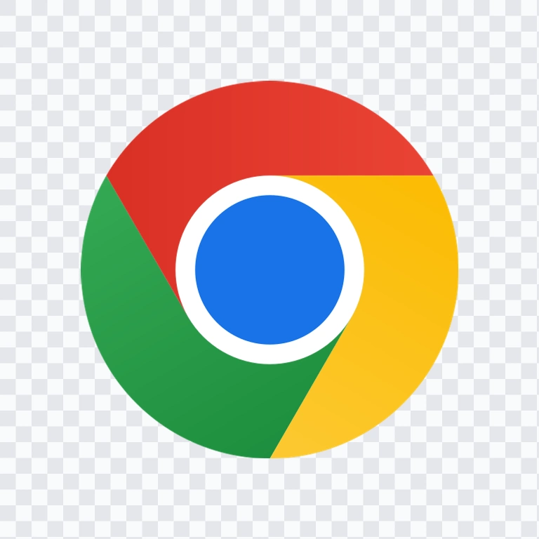 Google Chrome colored logo SVG