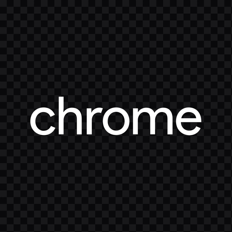 Google Chrome white wordmark SVG