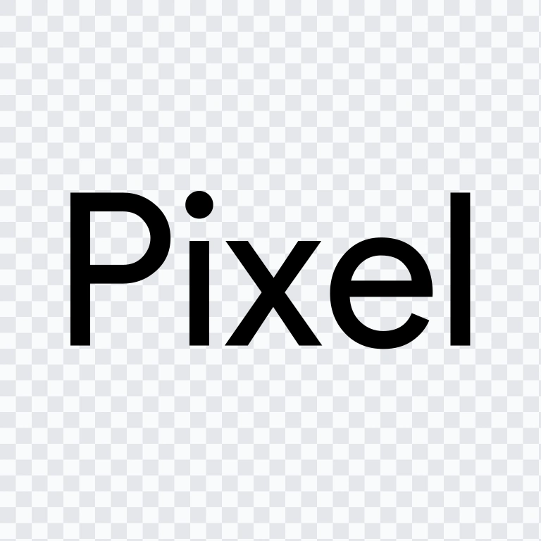 logo Google Pixel hitam SVG