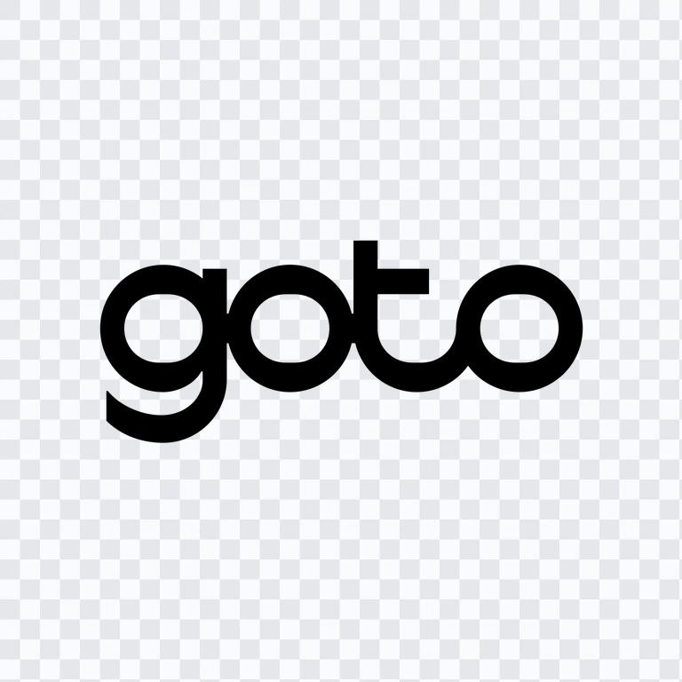 GoTo black logo PNG