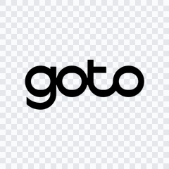 GoTo black logo PNG