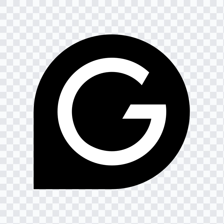 Grammarly black icon SVG