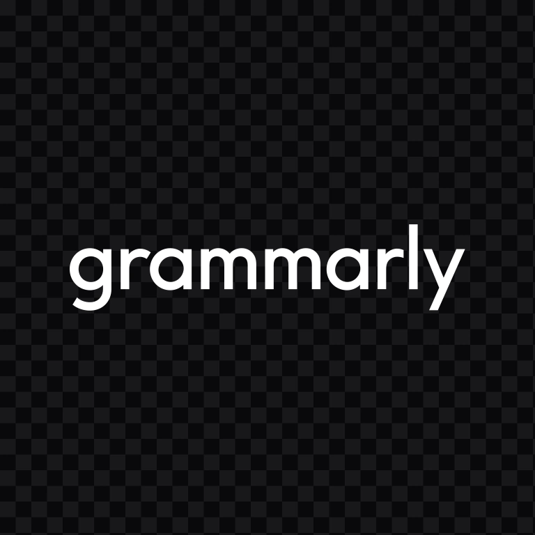 Grammarly white wordmark SVG