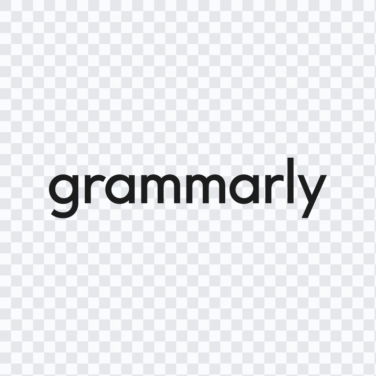 Grammarly black wordmark SVG
