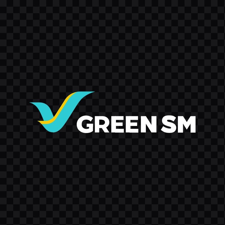 Green SM light logo SVG